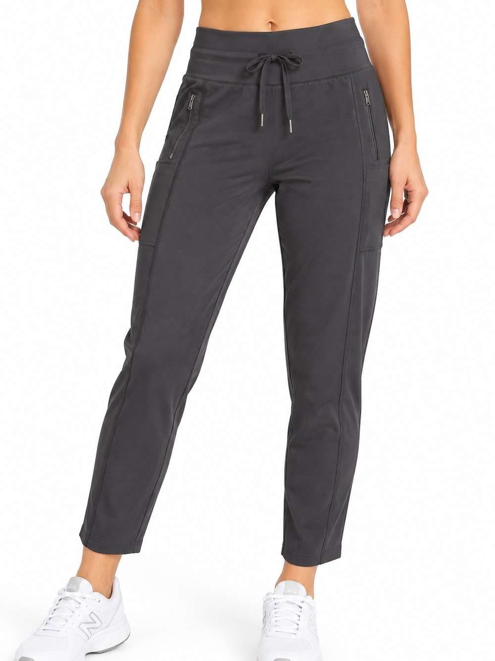 Maurices Charcoal Drawstring High-Waist Joggers NWT